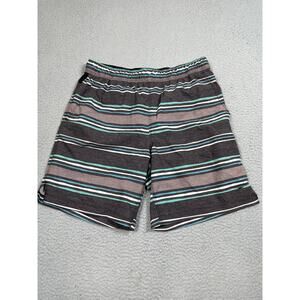 Speedo Mens Size S Striped Swim Trunks